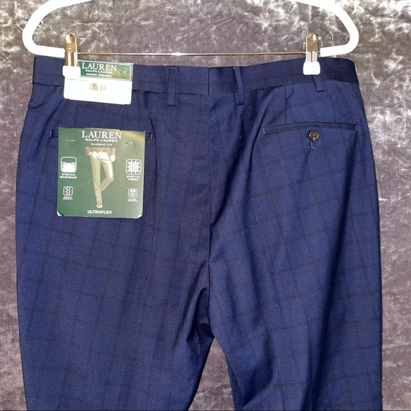 *NEW*, BRAND NEW LAUREN RALPH LAUREN CLASSIC FIT ULTRAFLEX SLACKS, SIZE 36WX32L - Picture 7 of 9